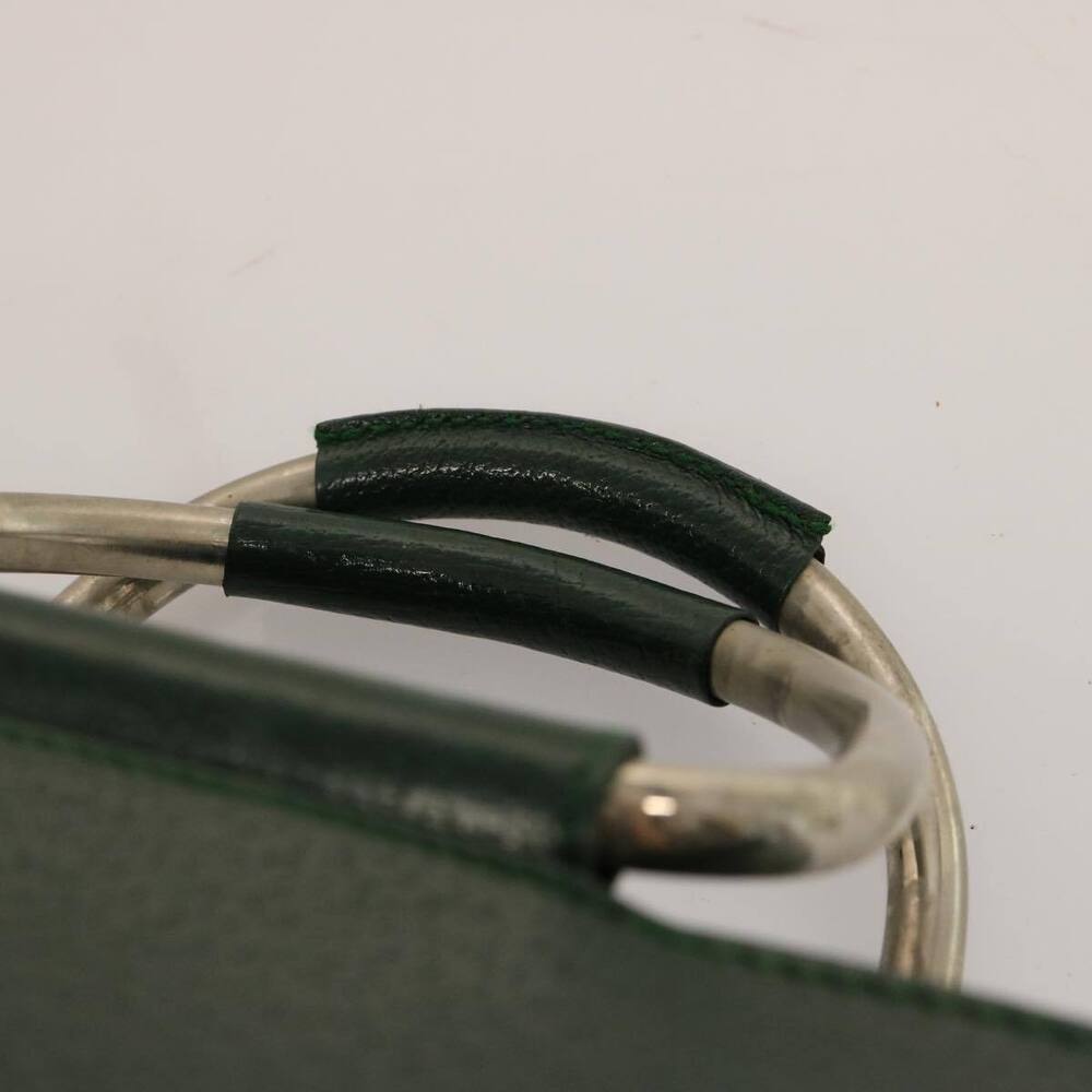 GUCCI Hand Bag Leather Green 000 2058 0307 Auth 75505 - Picture 14 of 16
